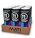 MATI | Natural Healthy Energy Drink | USDA Certified Organic | 90 Calorie Option | Blueberry Pomegranate | 12 Pack