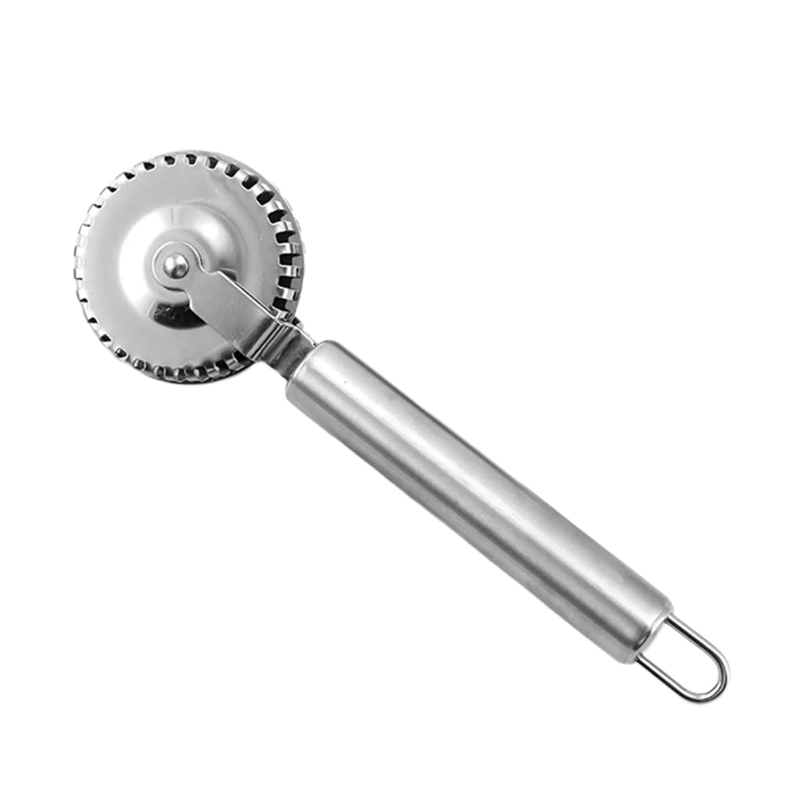 FackLOxc Precisions Stainless Steel Dough Roller Ravioli Cutter Pastries Crimper Sealer for Home and Professional Baking Needs Roller Cutter