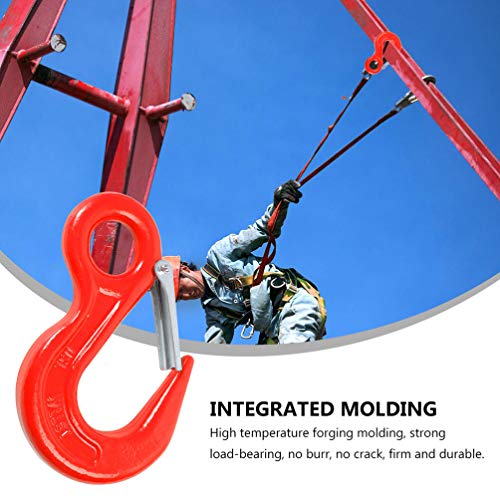 TEHAUX 1 conjunto de gancho de segurança e acoplador rápido, acessórios de corrente de segurança