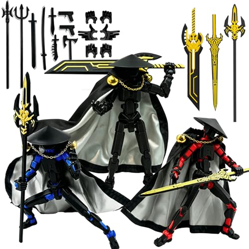 Image of Assembly Completed 2026 New Titan 13 Action Figure,Lucky Robot 13 Action Figures 3D Printed Multi Jointed Movable Figure,Nova 13 Action Figure for Collectors Desktop Decorations (3PCS)