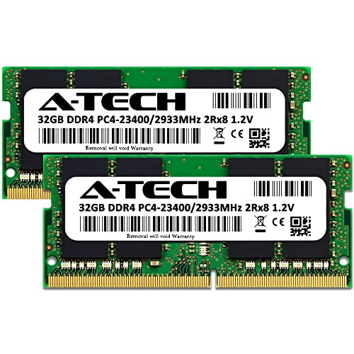 Image of A-Tech 64GB Kit (2x32GB) RAM for Acer Nitro 5 Gaming Laptop | DDR4 2933MHz SODIMM PC4-23400 (PC4-2933Y) Memory Upgrade Modules