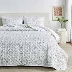 16 - Grey Watercolor Floral Tile