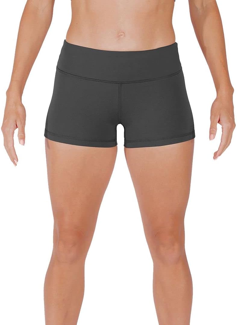 Tough Mode Women's Mid Rise 3"/ 5" Athletic Running Workout Shorts Active Yoga Volleyball WOD Compression Short Booty - Image 3