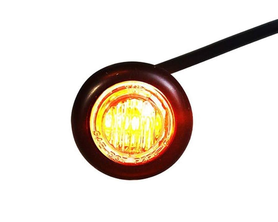 Justech 4PCs Icro LED Turn Signal Lights Otorbike Indicator Universal Waterproof 3528 Lap