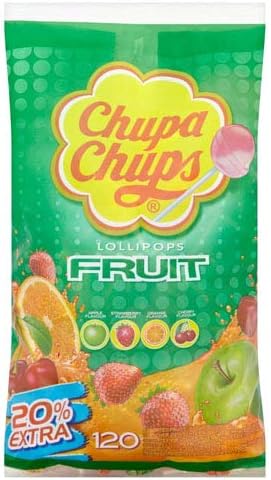 Chupa Chups Fruit 120 Lollipops Bag - 1.440 KG