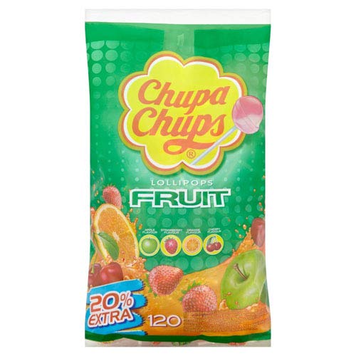 Chupa Chups Fruit 120 Lollipops Bag - 1.440 KG
