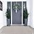 LEEVAN Black and White Striped Area Rug 3x5 ft Outdoor Patio Rugs Woven Washable Farmhouse Floor Carpet Front Porch Doormat for Bedroom/Courtyard/Laundry Room/Living Room