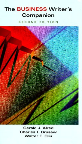 The Business Writers Companion 0312183348 Book Cover