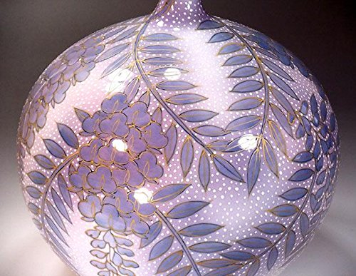Amazon.co.jp: 日本の伝統工芸品｜有田焼陶器花瓶・金彩和紙染｜贈答品
