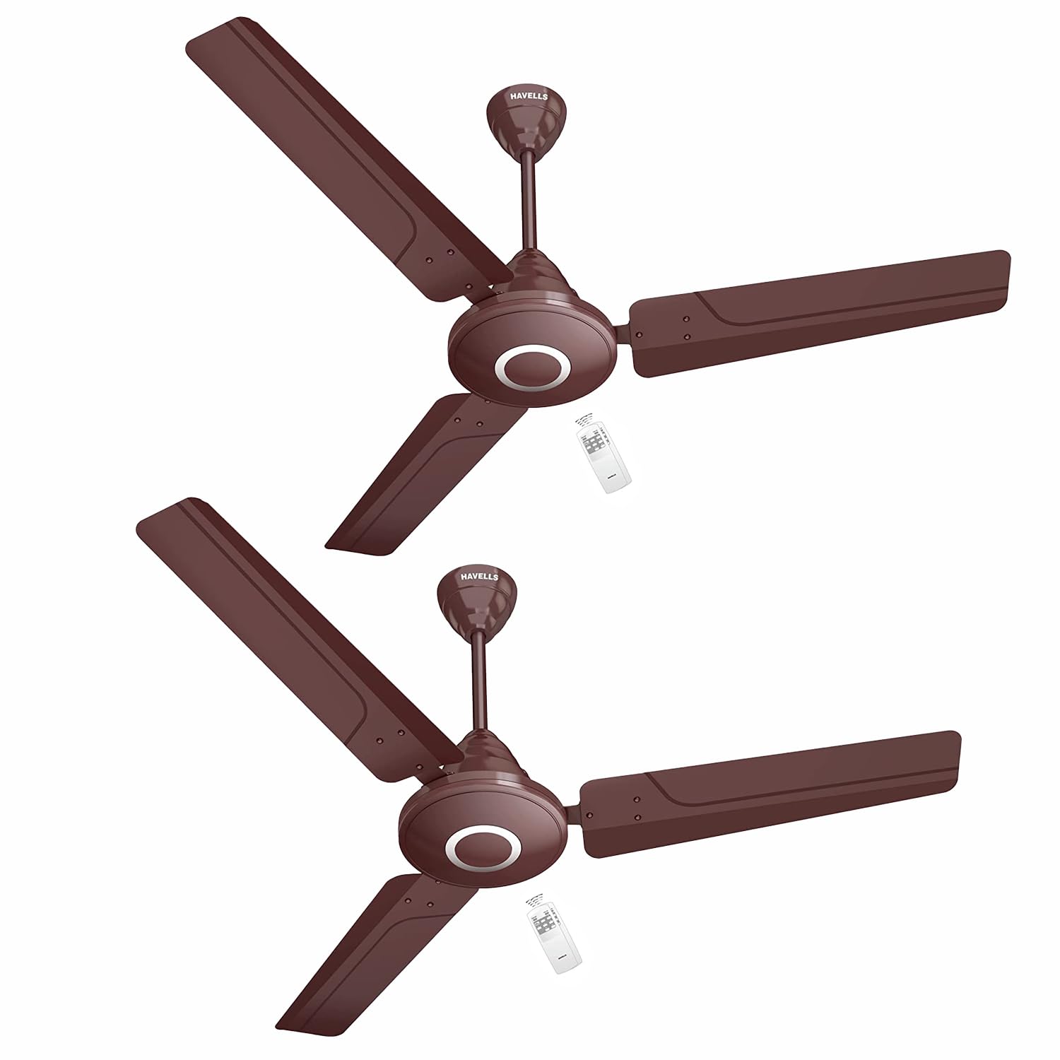 Havells 1200Mm Efficiencia Neo Bldc Motor Ceiling Fan 5 stars With Remote,Upto 65% Energy Saving High Air Delivery,Winner Of National Energy Conservation Award (2021) (Pack Of 2,Brown) (B0CKZD2H28) Amazon Price History, Amazon Price Tracker