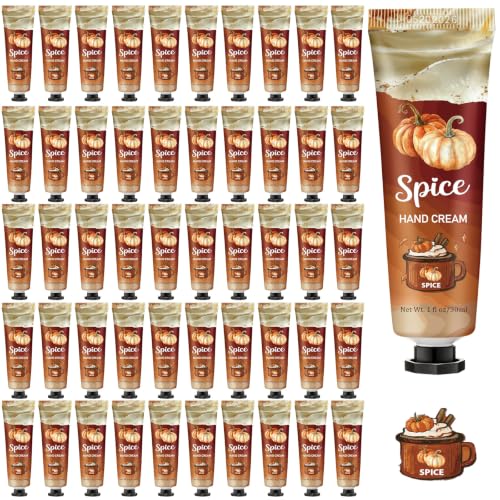 Leelosp 25 Pcs fall Pumpkin Spice Hand Cream Bulk Fall Party Gift for Women
