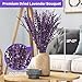 Dried Purple Lavender Flowers Bundle-Dried Preserved Lavender Bouquet 15-17