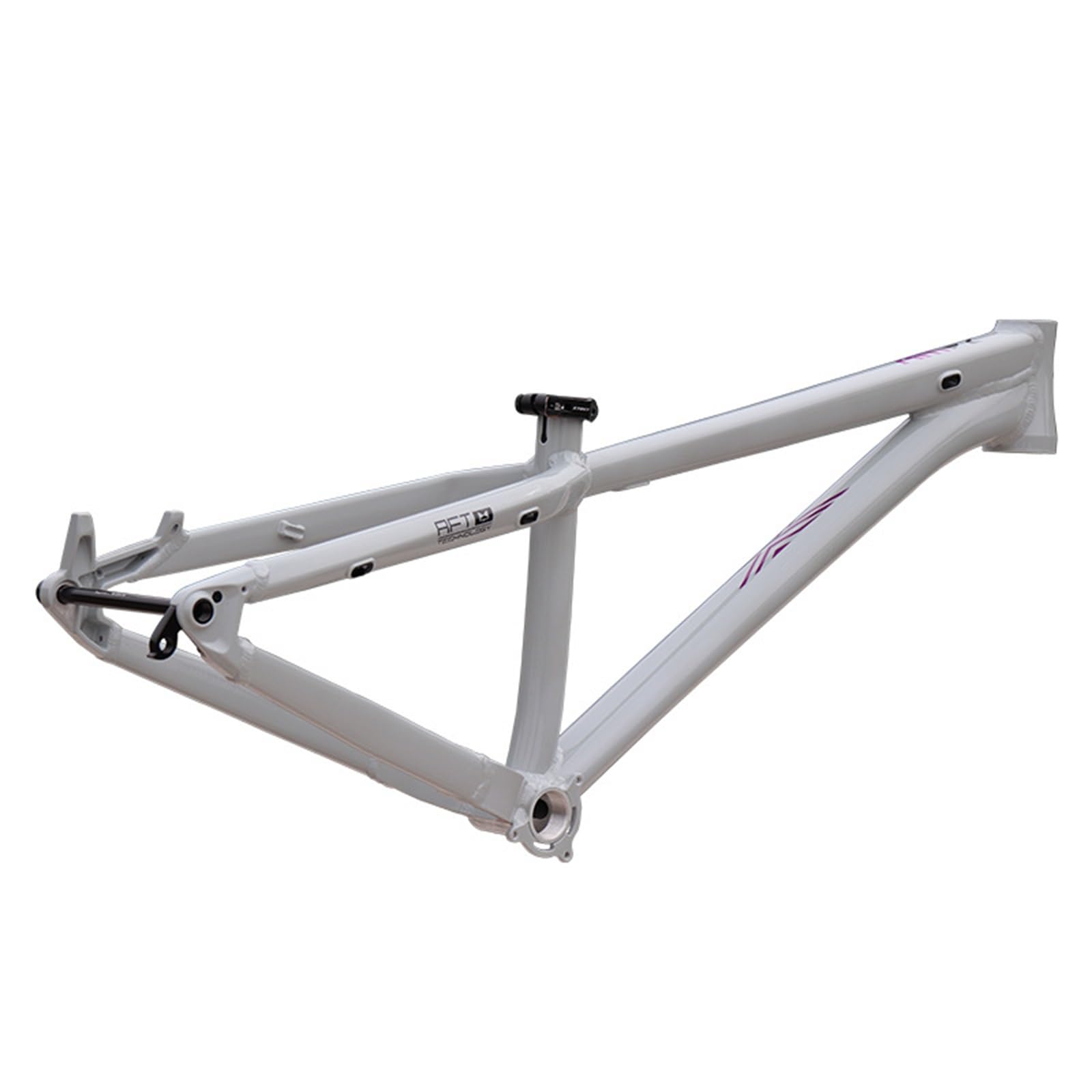 MirOdo Bike Hardtail Frame 26”Alu Alloy Mountain Bike Frames Boost Thru Axle 12 * 148mm BB 73mm Thread Disc Brakes Internal Routing Dirt Jump Climbing XC Frame (Color : Gray, Size : 26