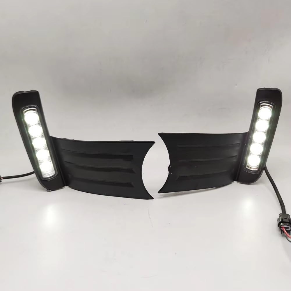 Luz De Circulación Diurna Para Ajuste Para Jazz Sport RS 2011 2012 2013 Impermeable Coche DRL Conducción LED Diurna Cubierta Lámpara Antiniebla