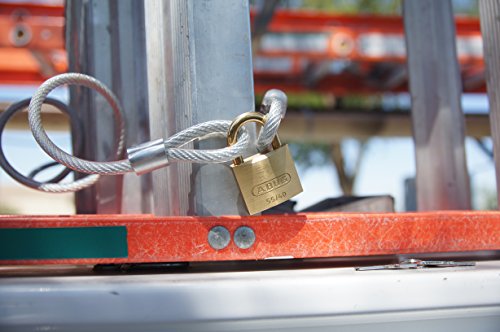 Abus 46 Flexible Braided Steel Cable, 7/16" Diameter (6 Feet) #TOP3