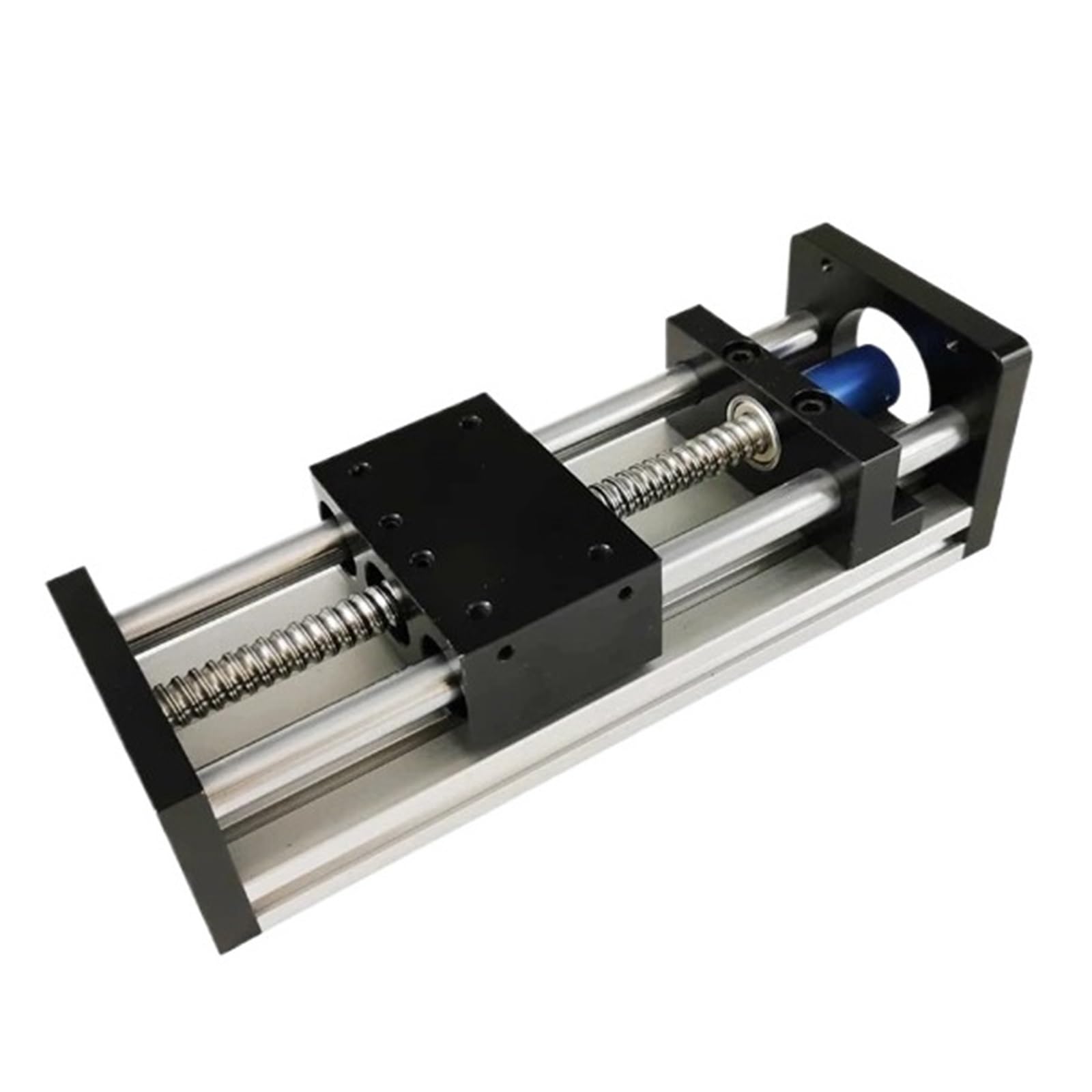 Dual Optical Axis Manual Sliding Table Rail Guide 100mm Linear Guide Stage Rail Motion Slide Table Ball Screw Actuator Module for 3D Printer Parts(SFU1605)
