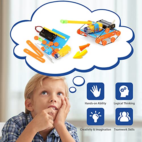 Stem Kits For Kids 8-12, Car Building Kit For Boys 6-8, Electronic Projects Activities For Boy Crafts, Build Stem Cars Engineering Toys Science Experiments, Diy Gifts Ages 6 7 8 9 10 11 12 + Years #TOP3