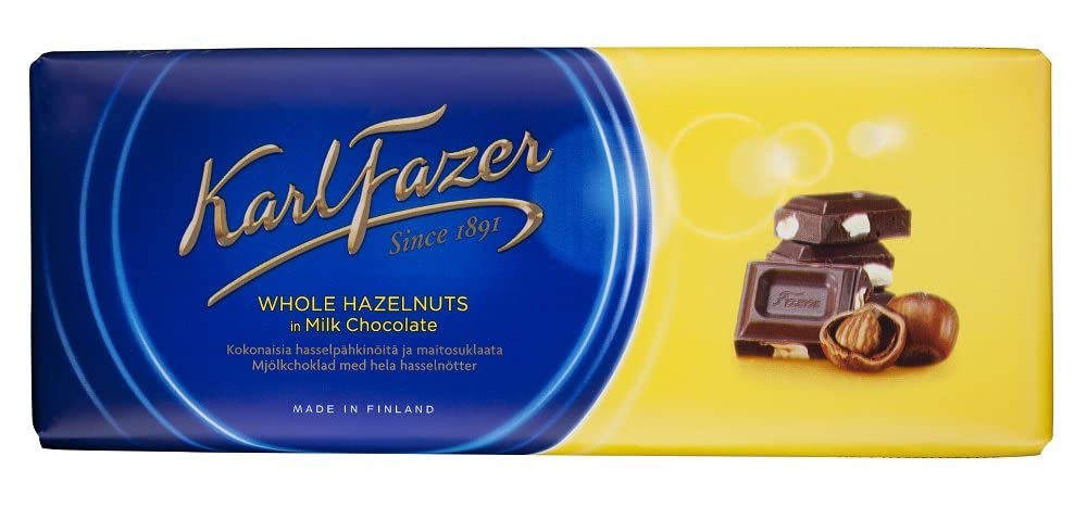 Karl Fazer Chocolate 180g-200g (Pack of 10) - Pick Any 10 bars from 14 Flavors Finnish Chocolate