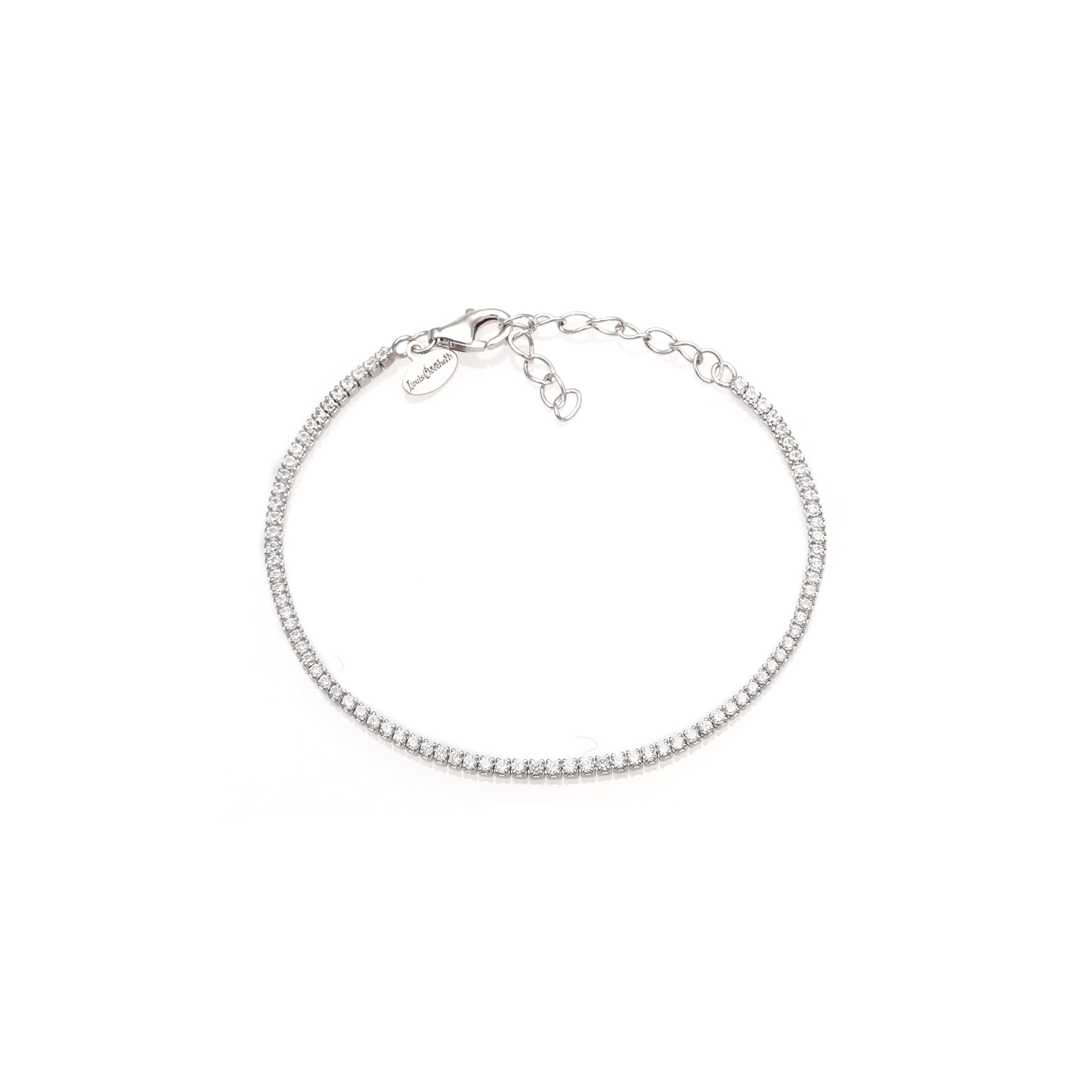 Pulsera de tenis de plata 925 con circonitas 5A, joya elegante ajustable para mujer – Idea de regalo refinada con embalaje de lujo – Calidad Made in Italy
