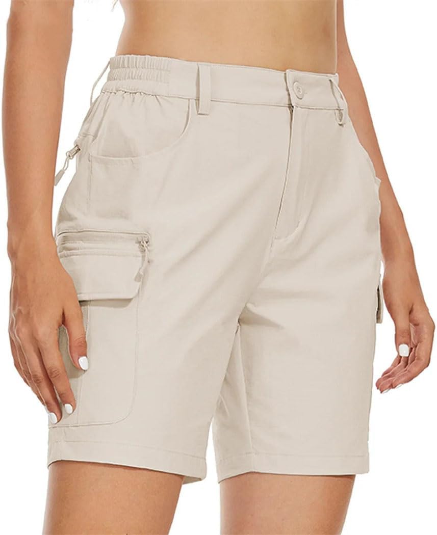 Women's Summer Hiking Shorts Lightweight Breathable Outdoor Running Bottoms Shorts