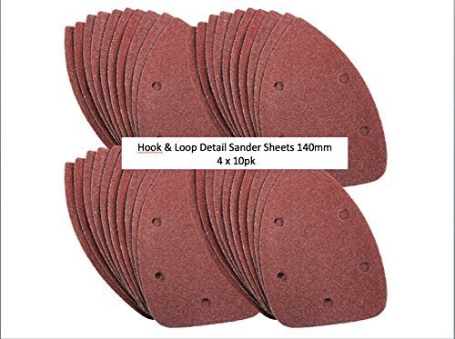 ZEHIQ 100 Pieces Mouse Detail Sander Sandpaper, Mouse Sanding Disc Hook - View #2