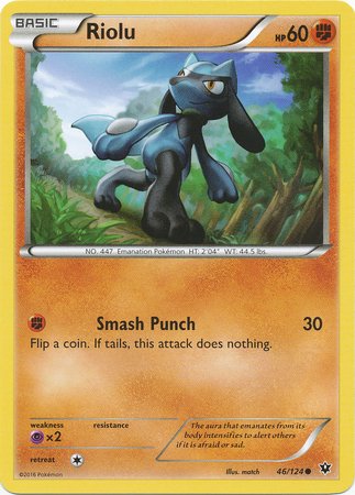 Amazon.com: Pokemon - Riolu (46/124) - XY Fates Collide : Toys & Games