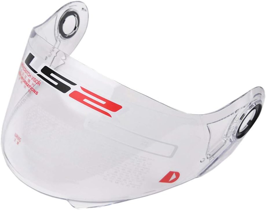 LS2 Helmet Strobe Solid Modular Motorcycle Helmet Visor LS2 FF325 FF370 FF386 FF394 Replacement Helmet Shield (Clear)