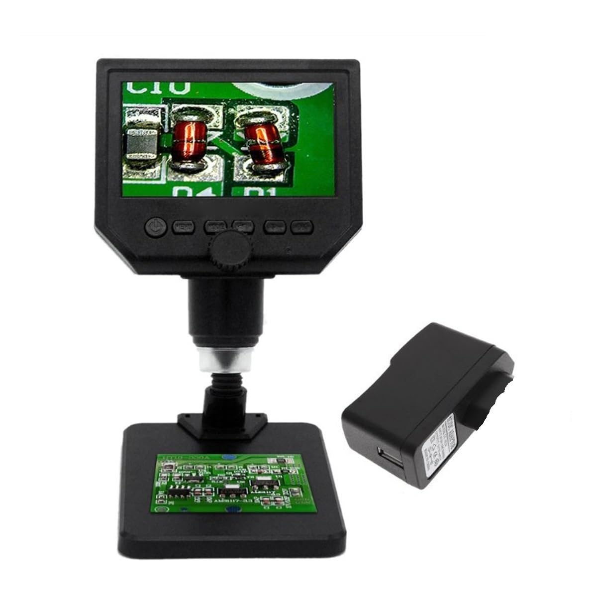 Mikroskop-Akcesoria Zestaw Upgrade 3. 6mp. mikroskop cyfrowy 4,3" LCD Mikroskop-Magnifier-Camera