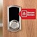 Kwikset Premis Touchscreen Smart Lock Electronic Deadbolt, Works with Apple HomeKit via Apple HomePod or Apple TV, in Satin Nickel