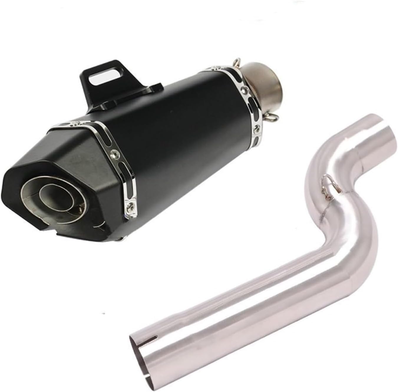 Car Exhaust Muffler For BMW For F900 For F900R For F900XR 2020 2021 Motcrcycle Exhaust System Modify Mid Link Pipe Muffler Exhaust Silencer