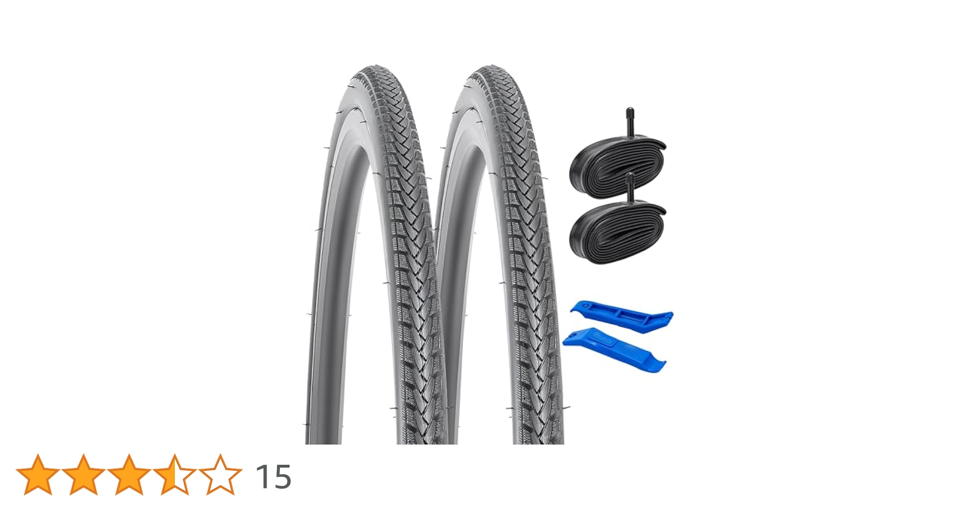 Amazon | YunSCM 2本セット,24x1 タイヤ 穿刺防止 60TPI 超耐久