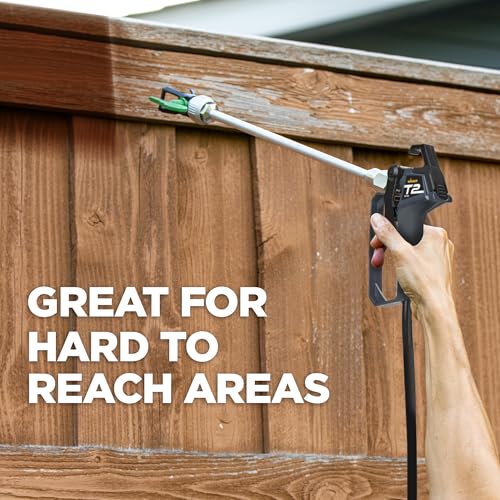 Wagner Spraytech 2422951 Control Pro 130 Paint Sprayer Kit, High Efficiency Airless Sprayer with Low Overspray & 12" Extension, 515 & 413 Tip for Large Projects, Yellow