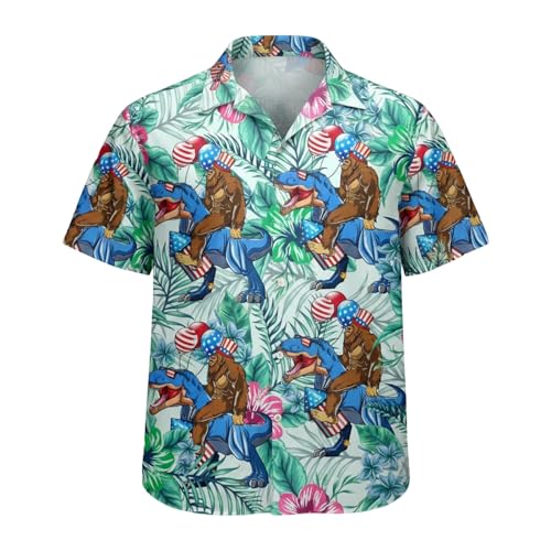 Chemise à manches courtes homme set décontracté et aéré imprimé floral