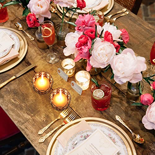 Potchen WE-POTCHEN-239341 30 Pieces Tealight Candle Holders Votive Candle Holder Stand Diamonds For Table Favors thumb #4