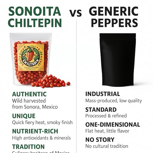 Dried Chiltepin Peppers (Chile Tepin) – 1oz Bag - Seafood, Sauces, Stews, Salsa, Meats. Very Hot with a Smoky Flavor. - Thumbnail 5