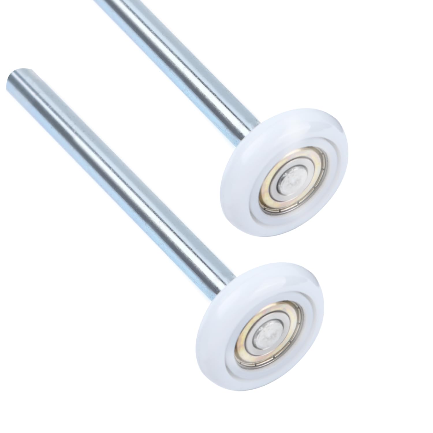 2 Pack 9" Stem 2" 13 Ball Nylon Commercial Grade Garage Door Roller, Quiet/Durable and High Load, Use 6200ZZ Double Seals Precision Bearings