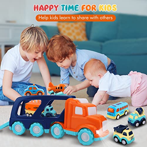 Nicmore Toddler Toys Car For Boys: Kids Toys For 2 3 4 5 Year Old Boys Girls | Boy Toys 7 In 1 Carrier Vehicle Toy Trucks Baby Toys 18-24 Months Party Birthday Gifts For Boys Toddler Toys Age 2-4 3-5 #TOP1