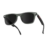 Piluyaa Ai Smart Translation Glasses Simultaneous Interpretation Sunglasses and Headphones, Bluetooth Language Translator for Men& Women-E13 Green