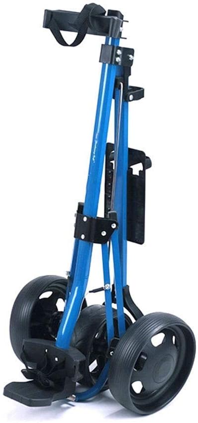 Golf Trolley 3 Wheel Golf Push Cart,Golf Cart with Brake Golf Cart 3-Wheels Push Pull Golf Cart Aluminium Alloy Foldable Trolley