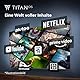 Philips 50PUS7609 4K LED Smart TV - 50-Zoll Display mit Pixel-präziser Ultra HD Titan OS Plattform und Dolby Atmos-Klang. Funktioniert mit Alexa und Google Sprachassistent – Anthrazitgrau