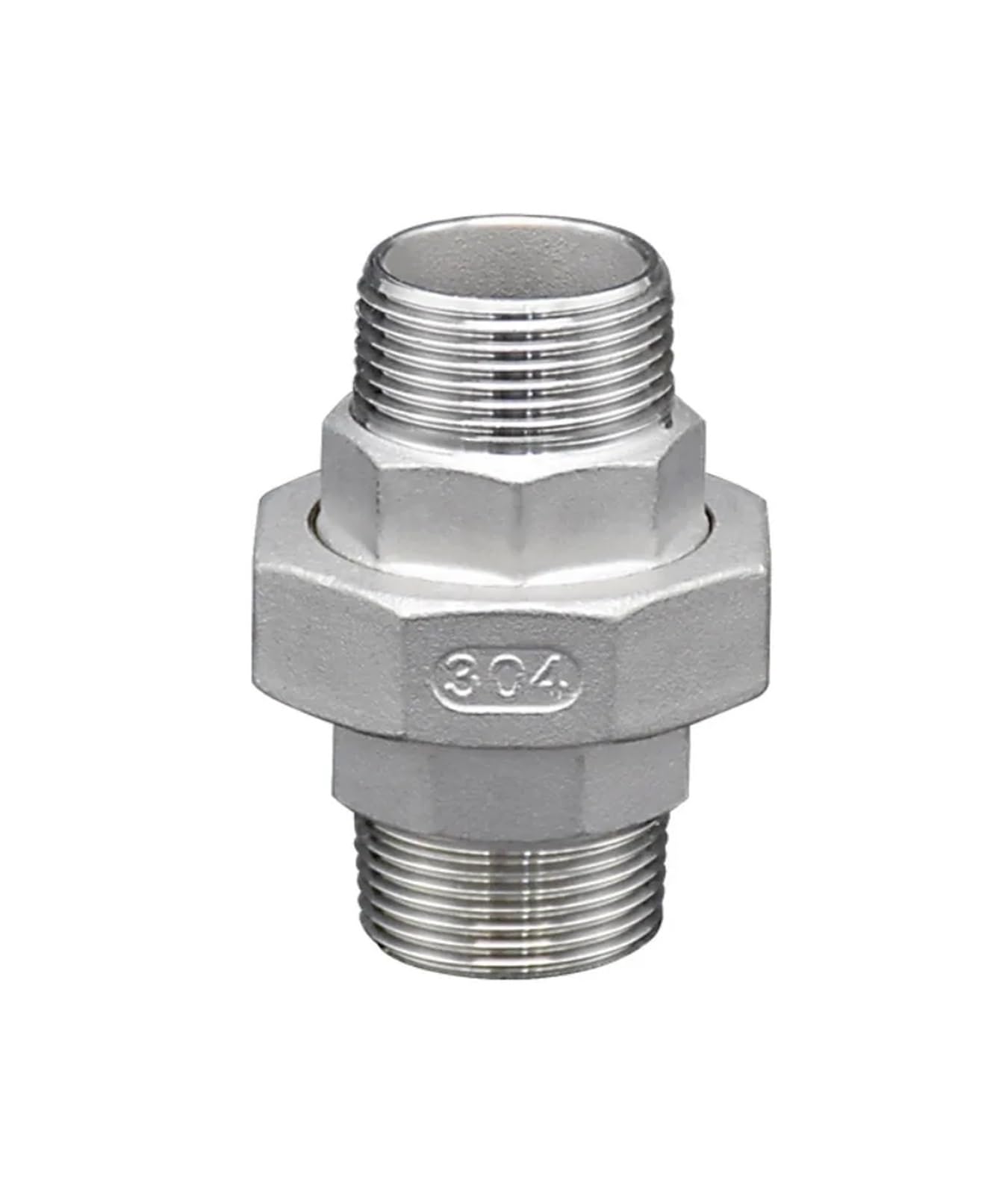 RUAJOGYNVM 1/4 3/8 1/2 1 1-1/4 1-1/2 2 BSPT Male Threaded Union Stainless Steel SS304 Cast Pipe Fitting Class 150(1/4") RUAJOGYNVM