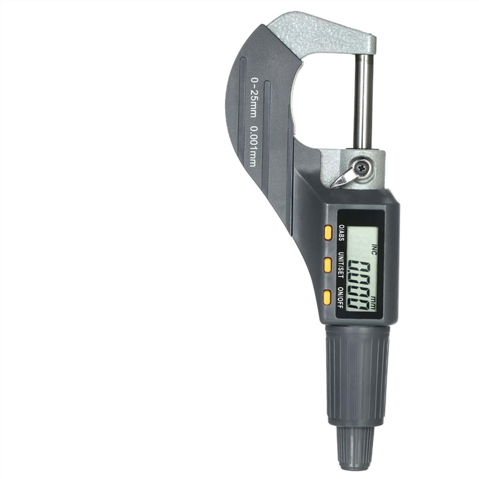 Amazon.co.jp: 測定工具 デジタルマイクロメーターキャリパー 0-25 ミリメートル電子外側マイクロメーター Mm/in 単位切り替え可能  0.001 ミリメートル高精度深さマイクロメーター : DIY・工具・ガーデン