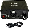 Portable Microphone Preamplifier XLR Output Microphone Preamplifier High Gain 48V Phantom Power for Dynamic Microphone and Condenser Microphone