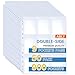 900 Pockets Baseball Card Sleeves, ABLY Double Side 9-Pocket Trading Card Binder Sleeves Page Protectors Sheet for Skylanders, Pokemon, Top Trumps for 3 Ring Binder(50 Pages)