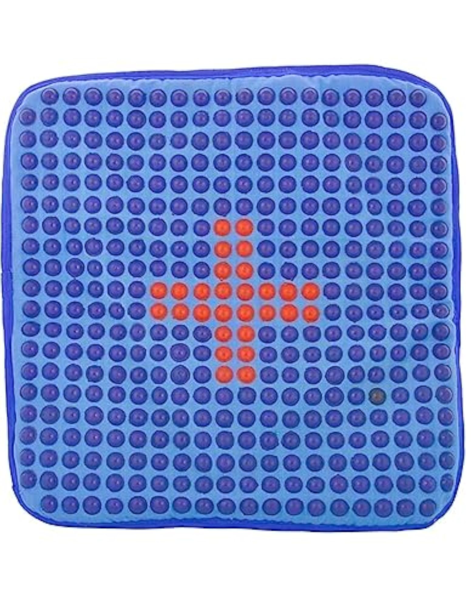 Acupressure Seat Cushion, Blue, 20x20 inches