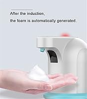 Vista 7 de Dispensador automático de jabón de espuma USB recargable sin contacto Sensor infrarrojo automático IPX5 impermeable de la cocina inteligente baño