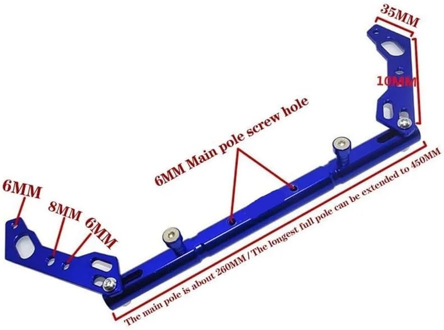 クロスバーバランス オートバイアクセサリー調整可能なクロスバーハンドルバーバランスバー PCX125 150 PCX 125(Gra