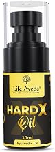 Life Aveda HardX Oil for Men | Non Sticky Formula | आयुर्वेदिक जड़ी बूटियों से बनाया गया तेल | 30 ml (Pack of 1)
