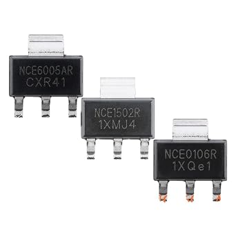 10Pcs NCE0106R NCE6005AR NCE1502R SOT-223 150V 2A 100V 6A N-Channel 60V 5A Mosfet Enhanced Power New 2025 for Arrival High Reliable Electronic Component, Precision, Stable Performance