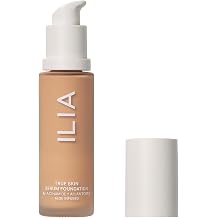 ILIA - True Skin Serum Foundation | Medium Coverage, Natural Finish | Smoothing Skincare | Non-Comedogenic, Safe for Sensitive Skin, Clean, Cruelty-Free & Vegan Aran SF6.5, 1 fl oz | 30 ml
